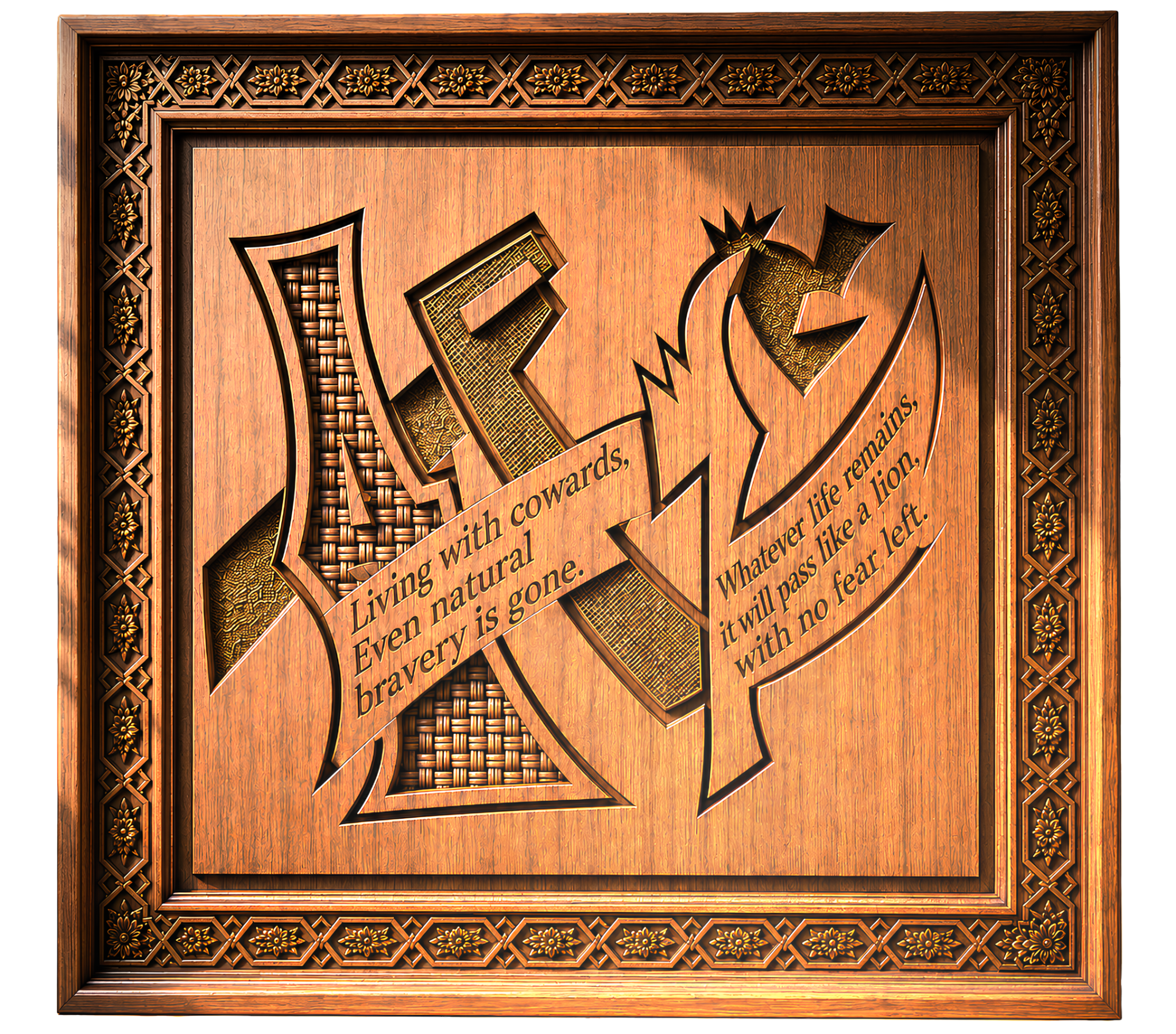 EBONFORM limited collectible rosewood framed artwork